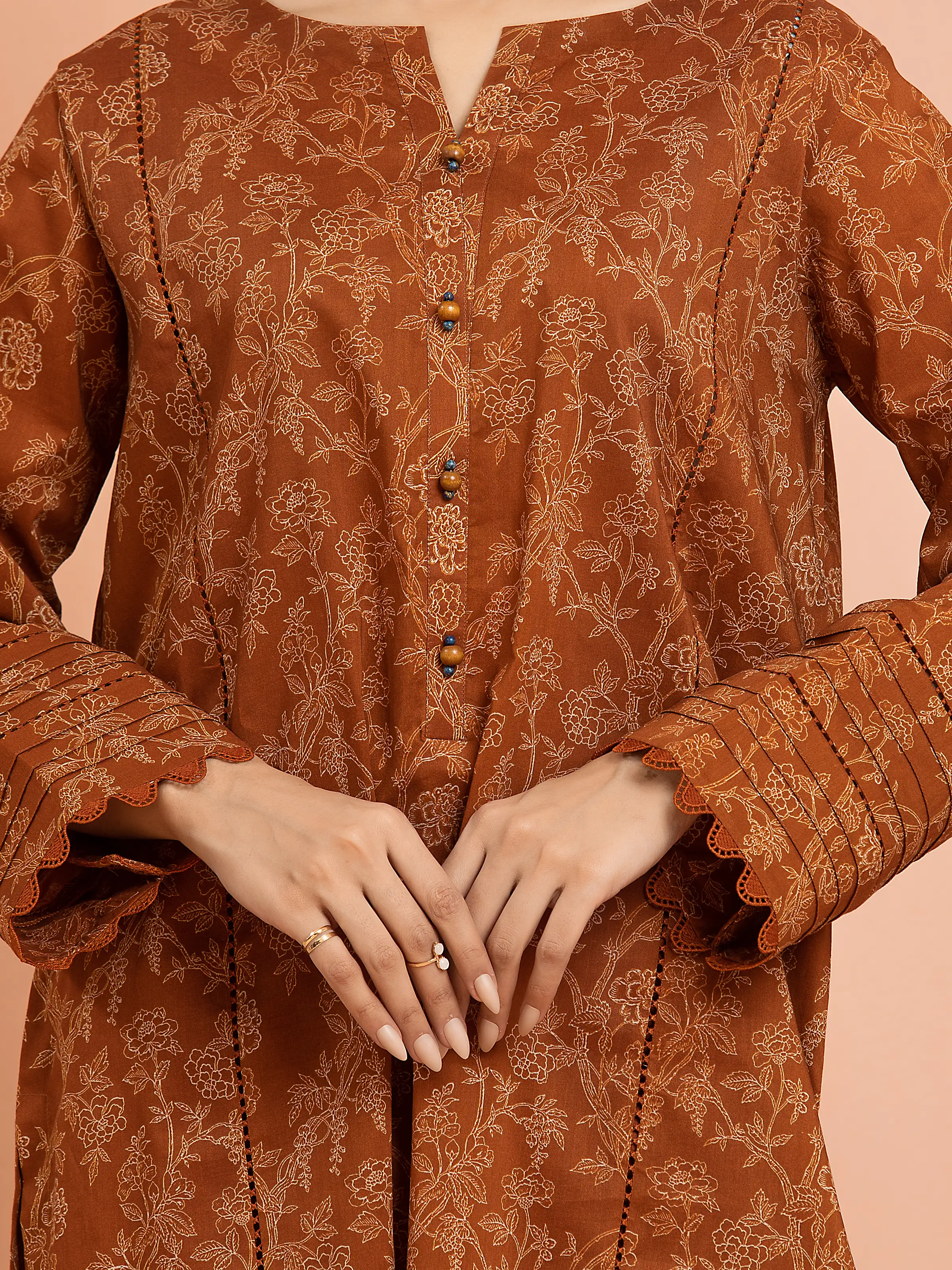 Printed Khaddar Suit - EWU24M3-101-3P - Image 3