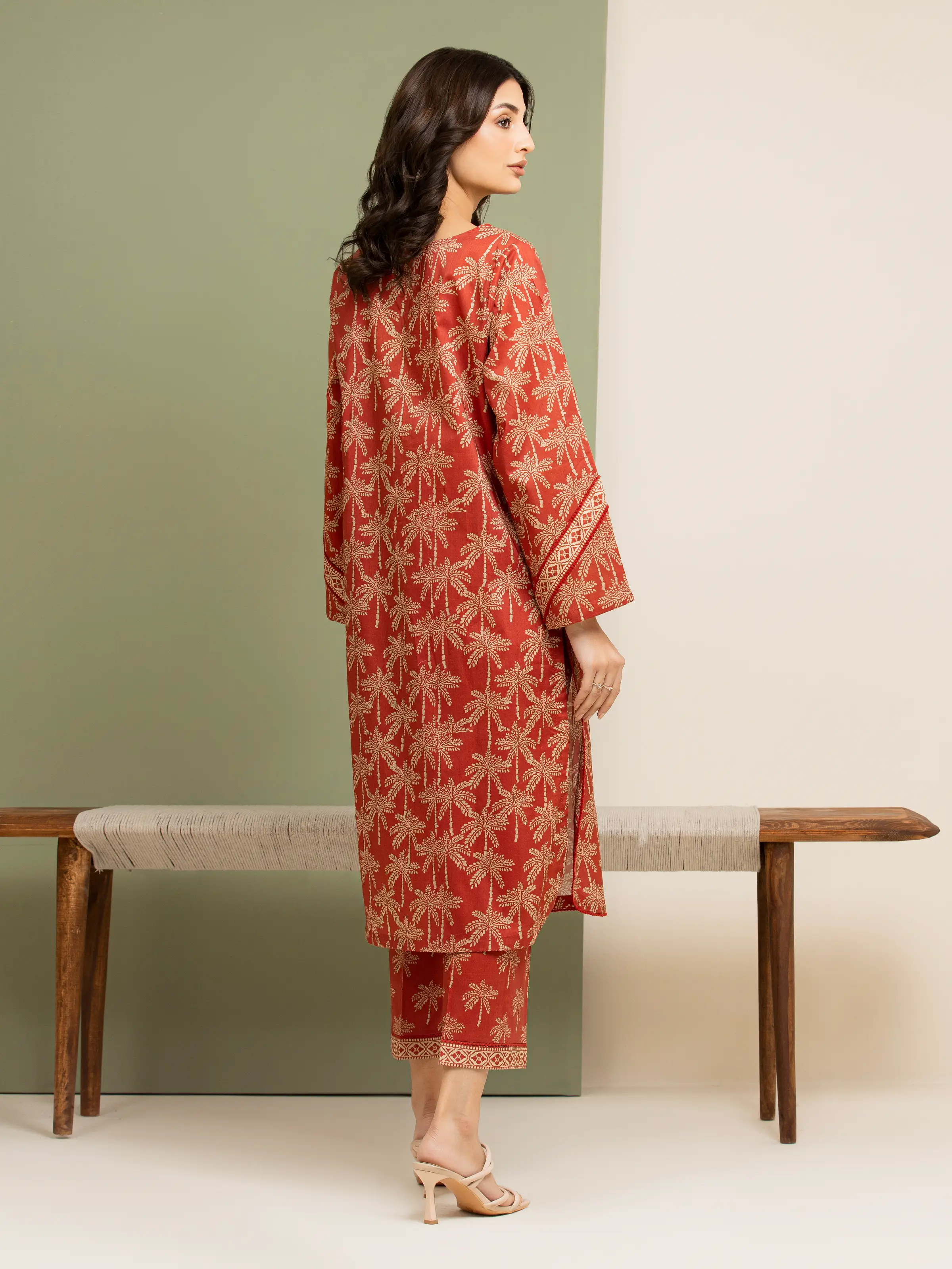 Printed Lawn Shirt Trouser - EWU5A1-35427ST - Image 2
