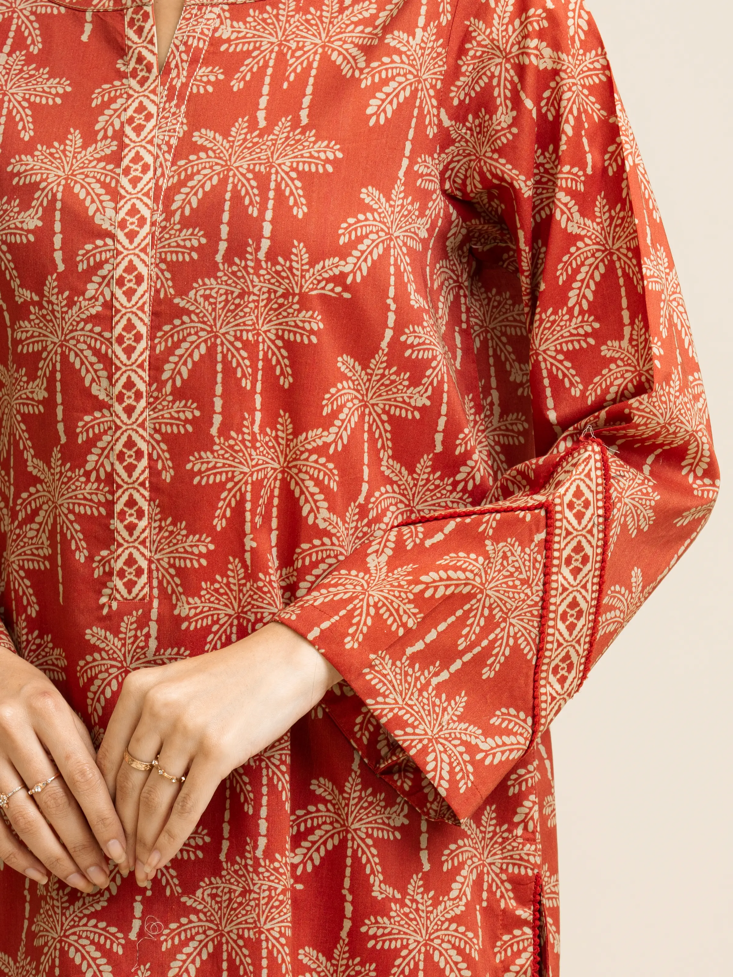Printed Lawn Shirt Trouser - EWU5A1-35427ST - Image 4