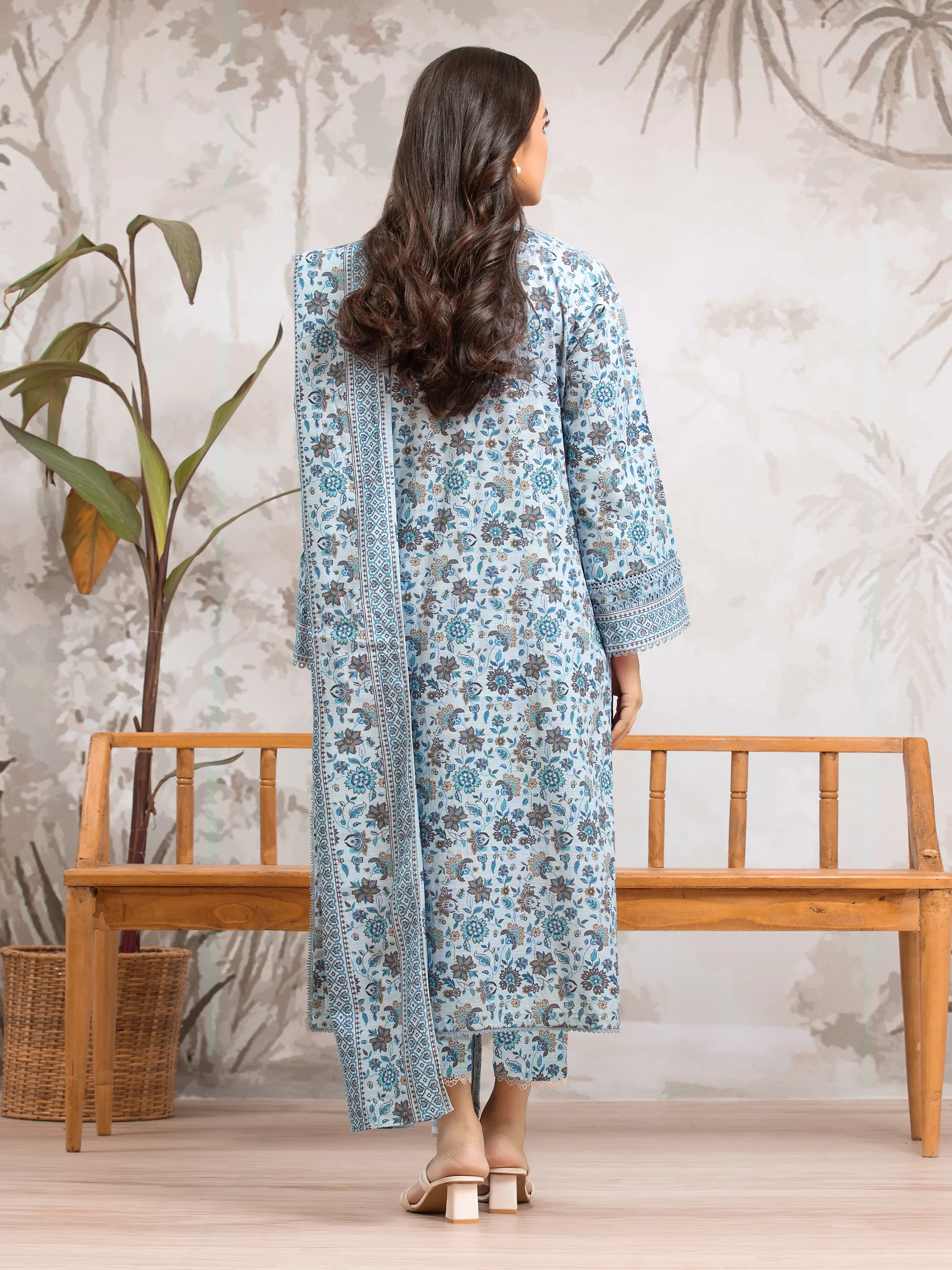 Printed Khaddar Suit - EWU24A3-29325-3P - Image 2