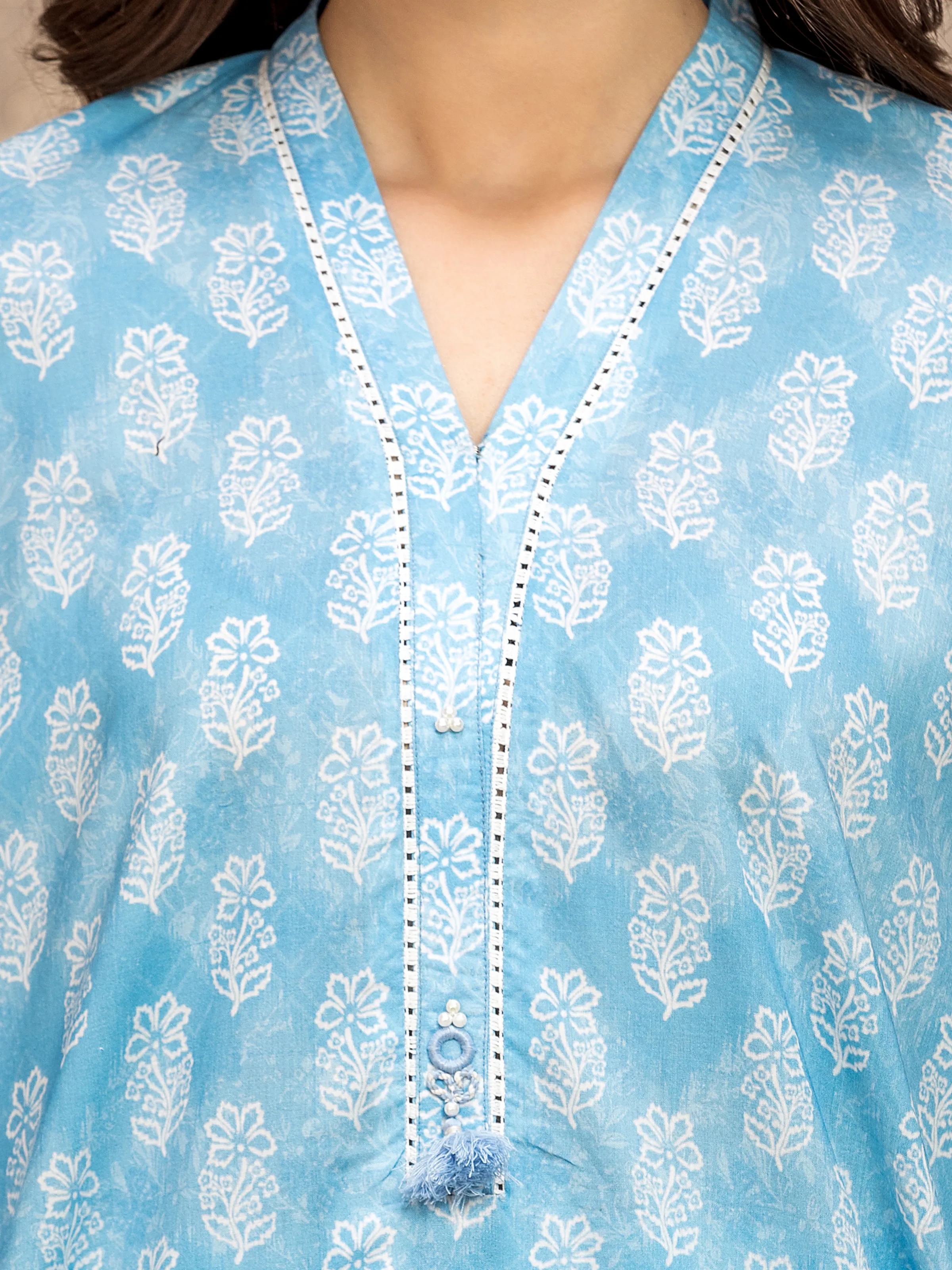 Printed Lawn Suit - EWU6A1-36521-3P - Image 4