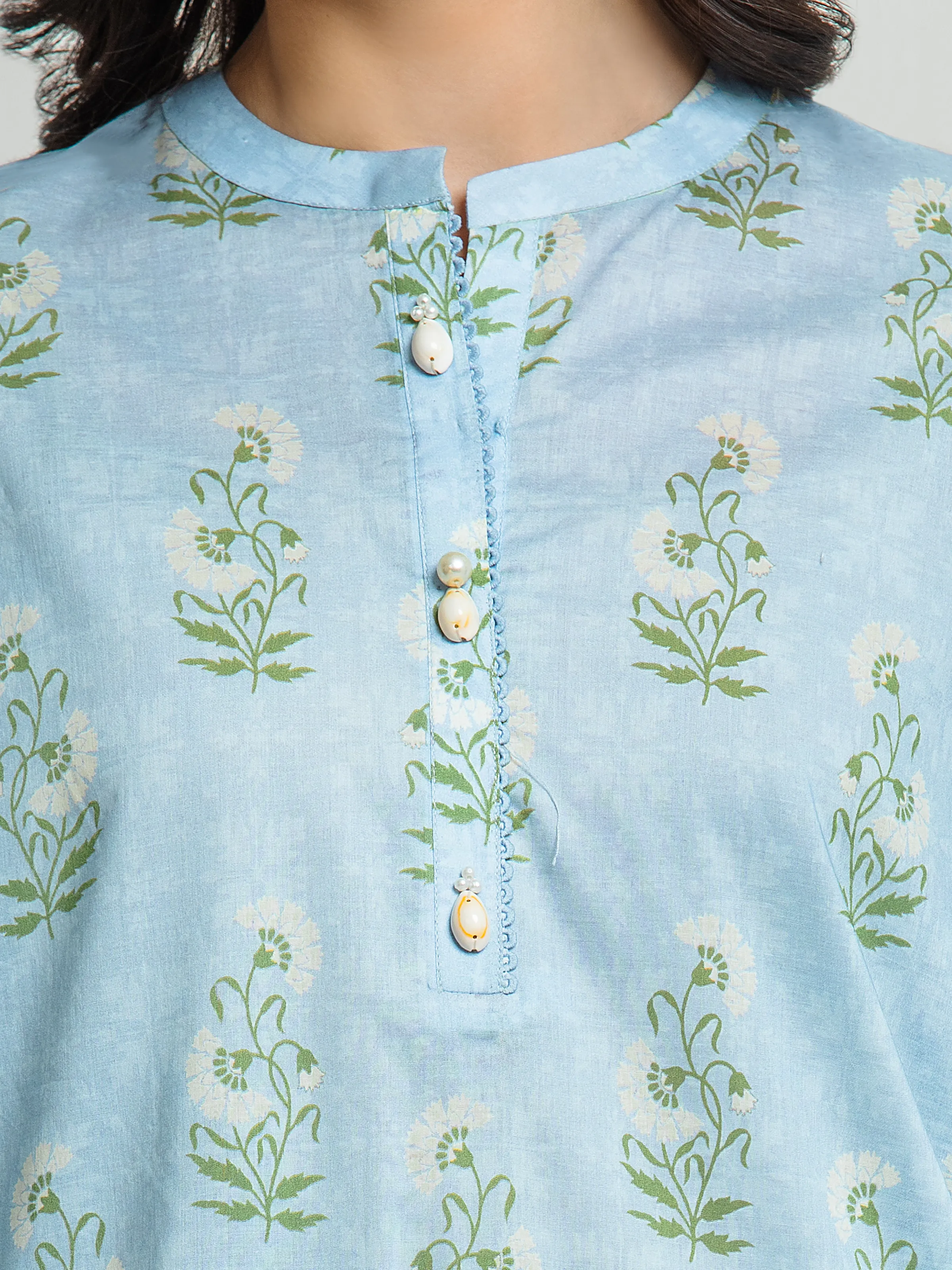 Printed Lawn Suit - EWU6A1-36551-3P - Image 3