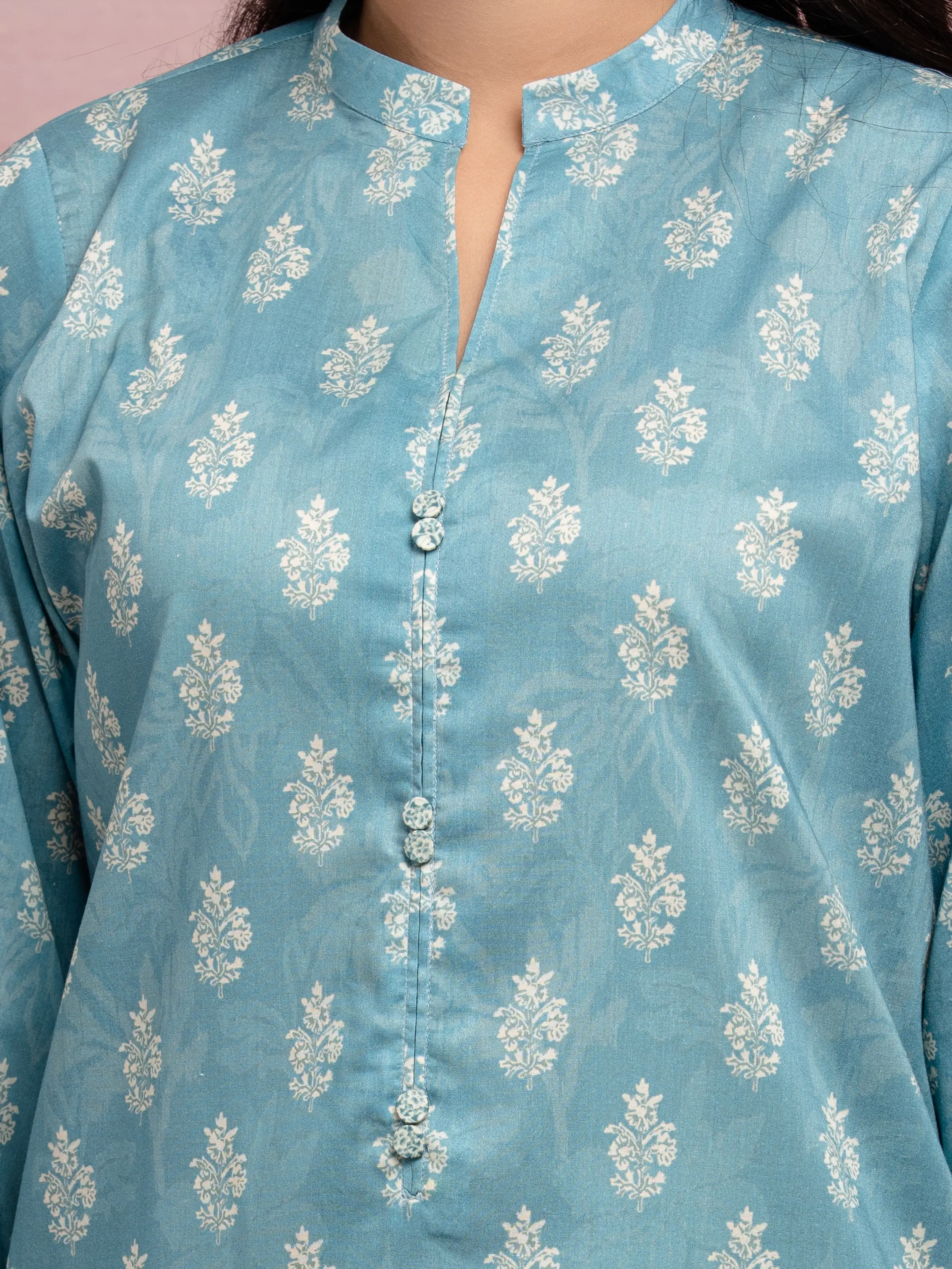 Printed Lawn Suit - EWU5A1-35048-3P - Image 3