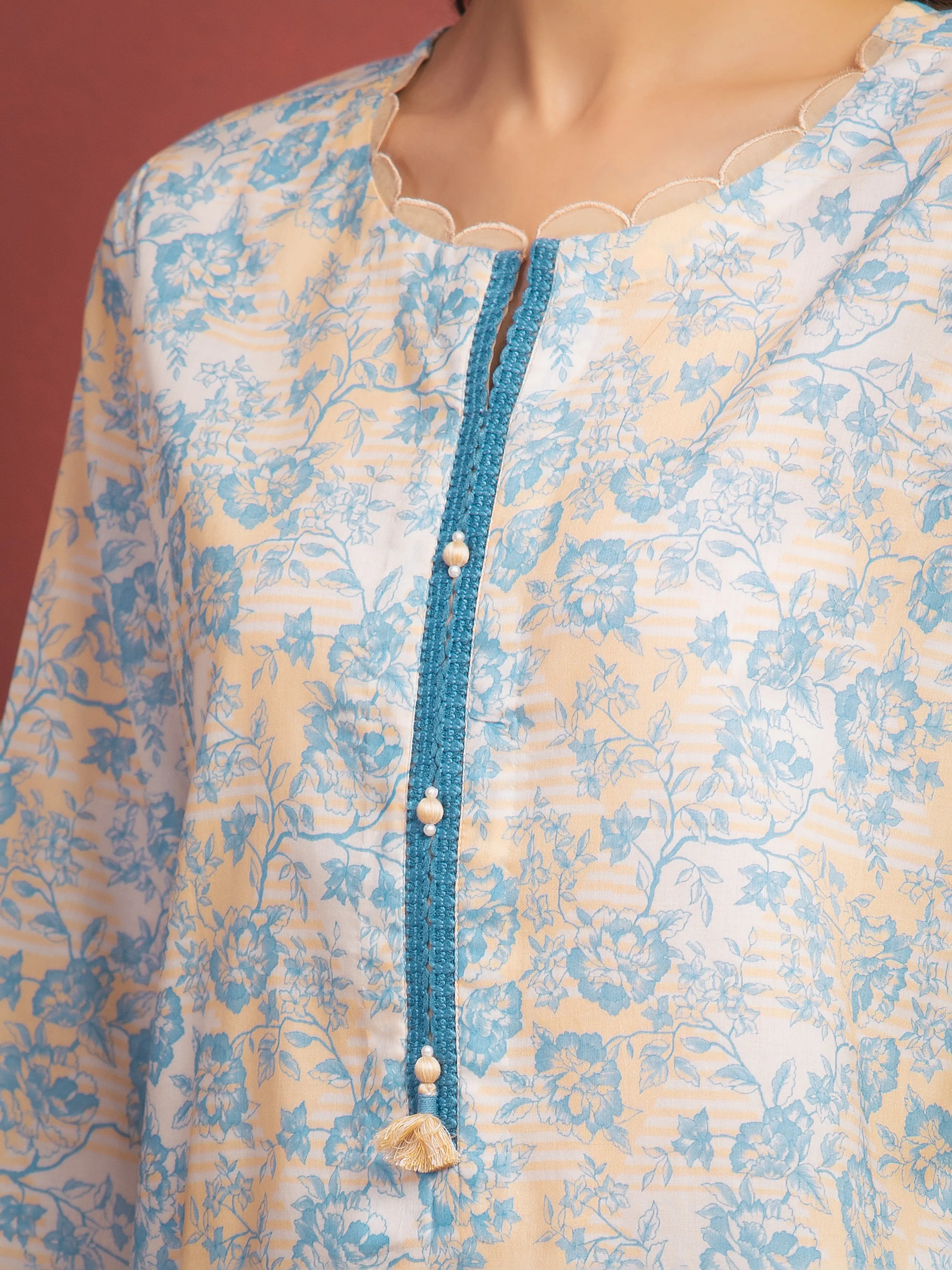 Printed Lawn Shirt - EWU5A1-35318S - Image 2