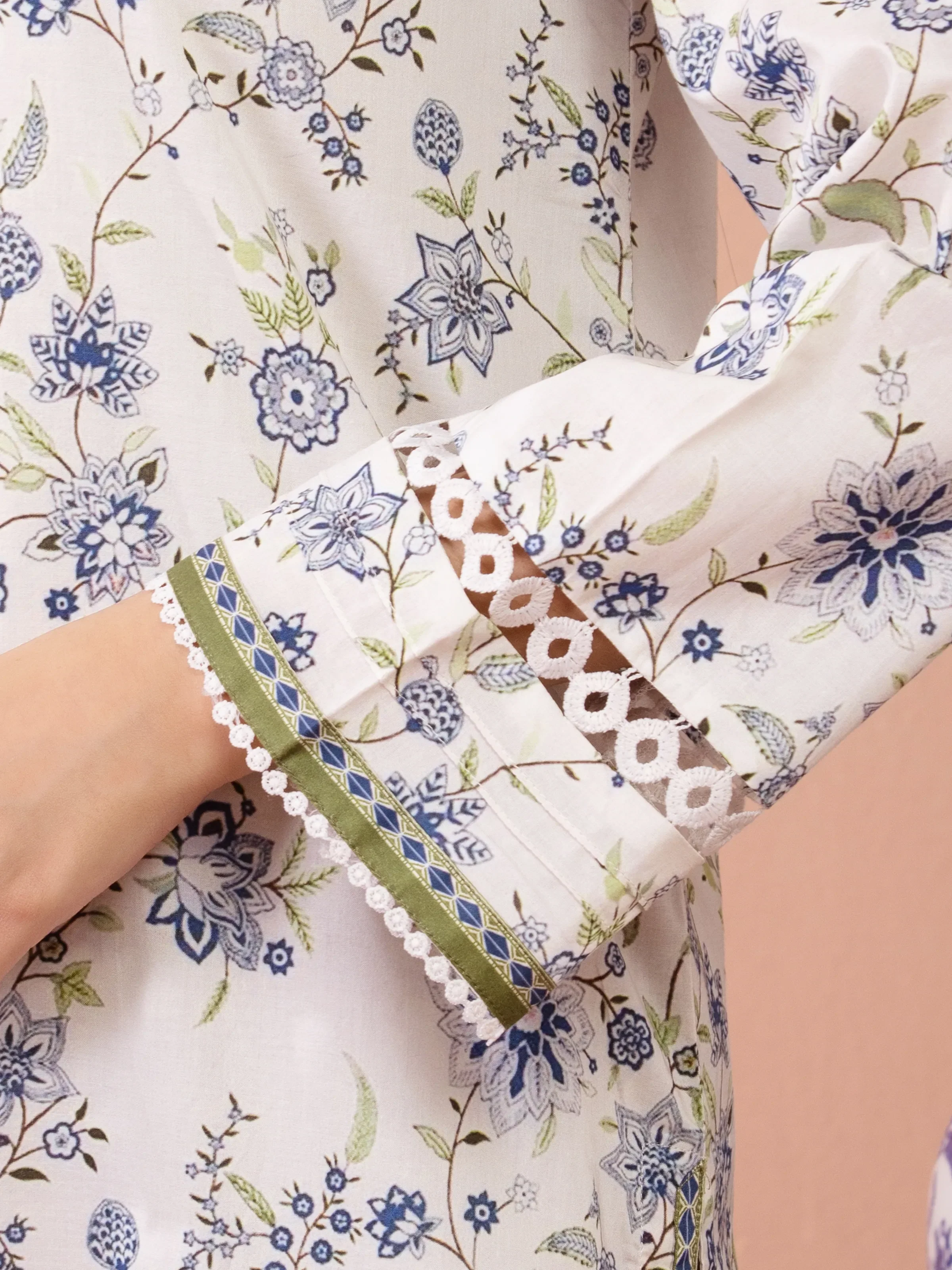 Printed Lawn Suit - EWU6A1-36507-3P - Image 3