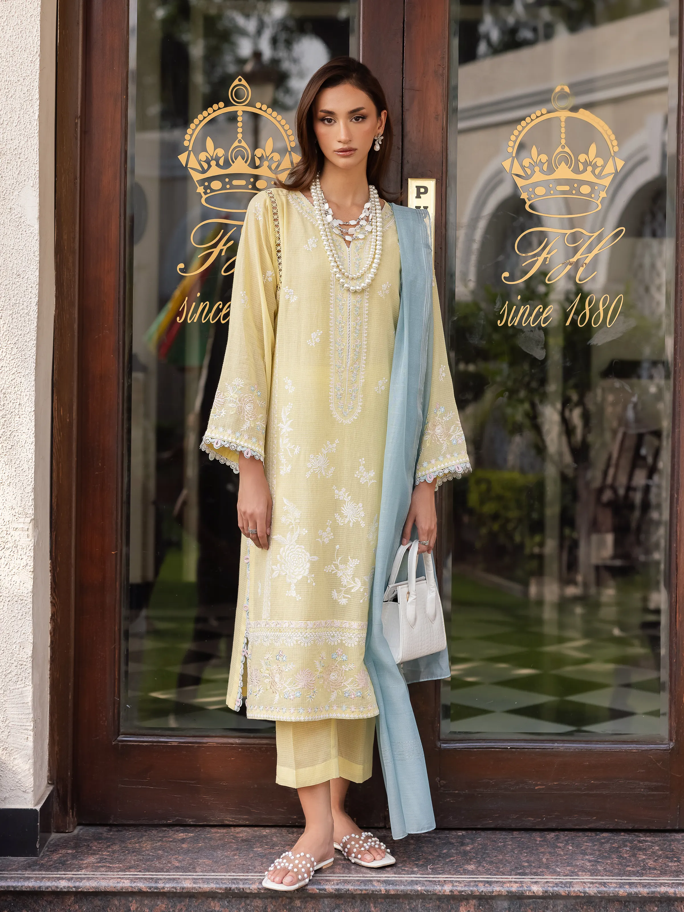 Embroidered Lawn Suit - EWU5V1-31246-3P