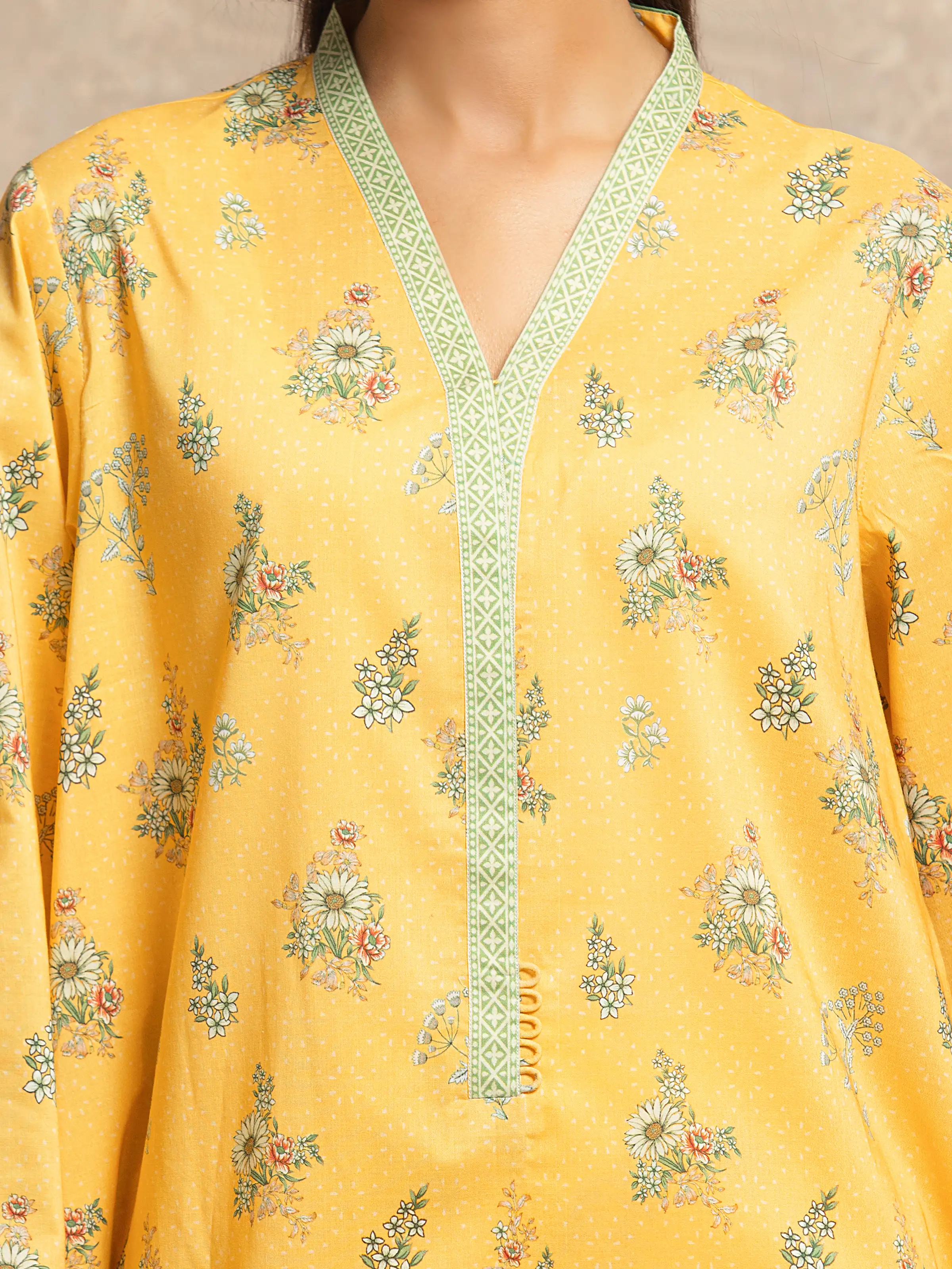 Printed Lawn Suit - EWU6A1-36504-3P - Image 3