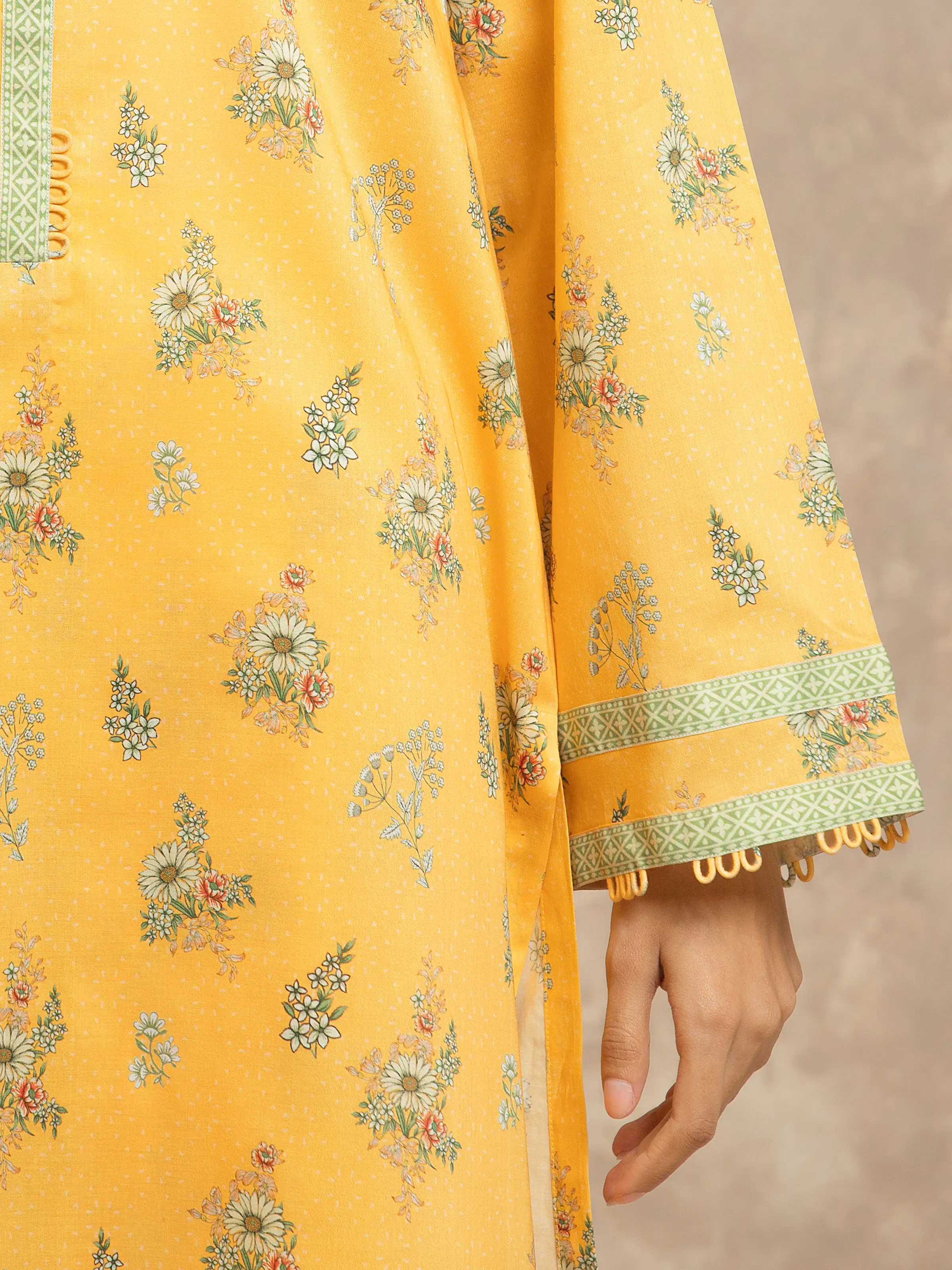 Printed Lawn Suit - EWU6A1-36504-3P - Image 4