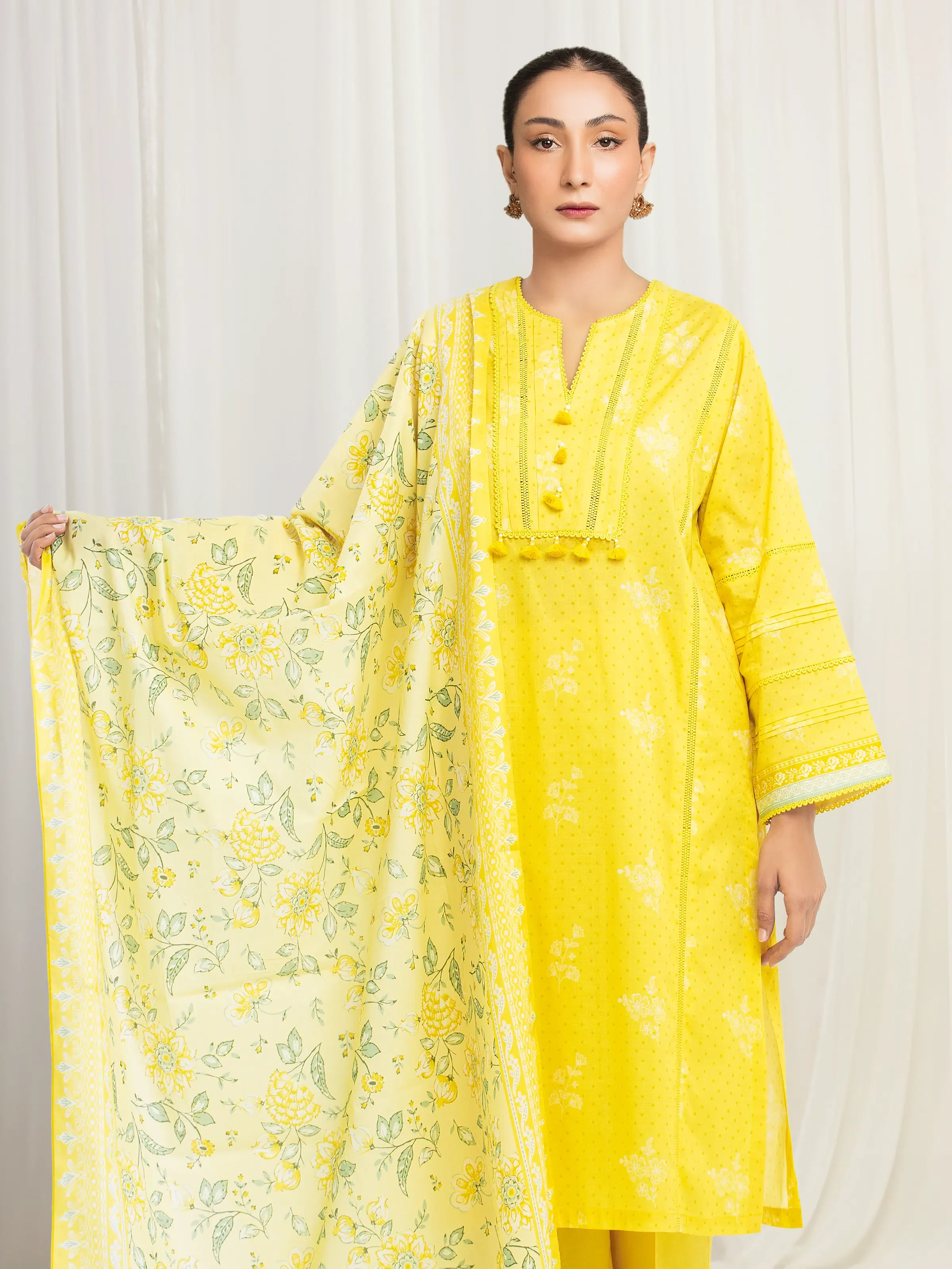Printed Lawn Suit - EWU6A1-36550-3P - Image 2