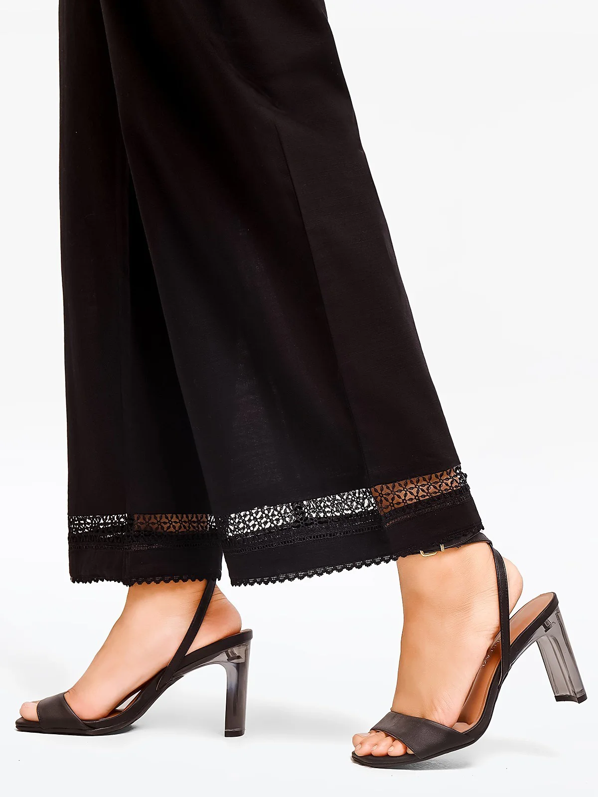 Dyed Khaddar Trouser - EWBEB23-76558 - Image 2