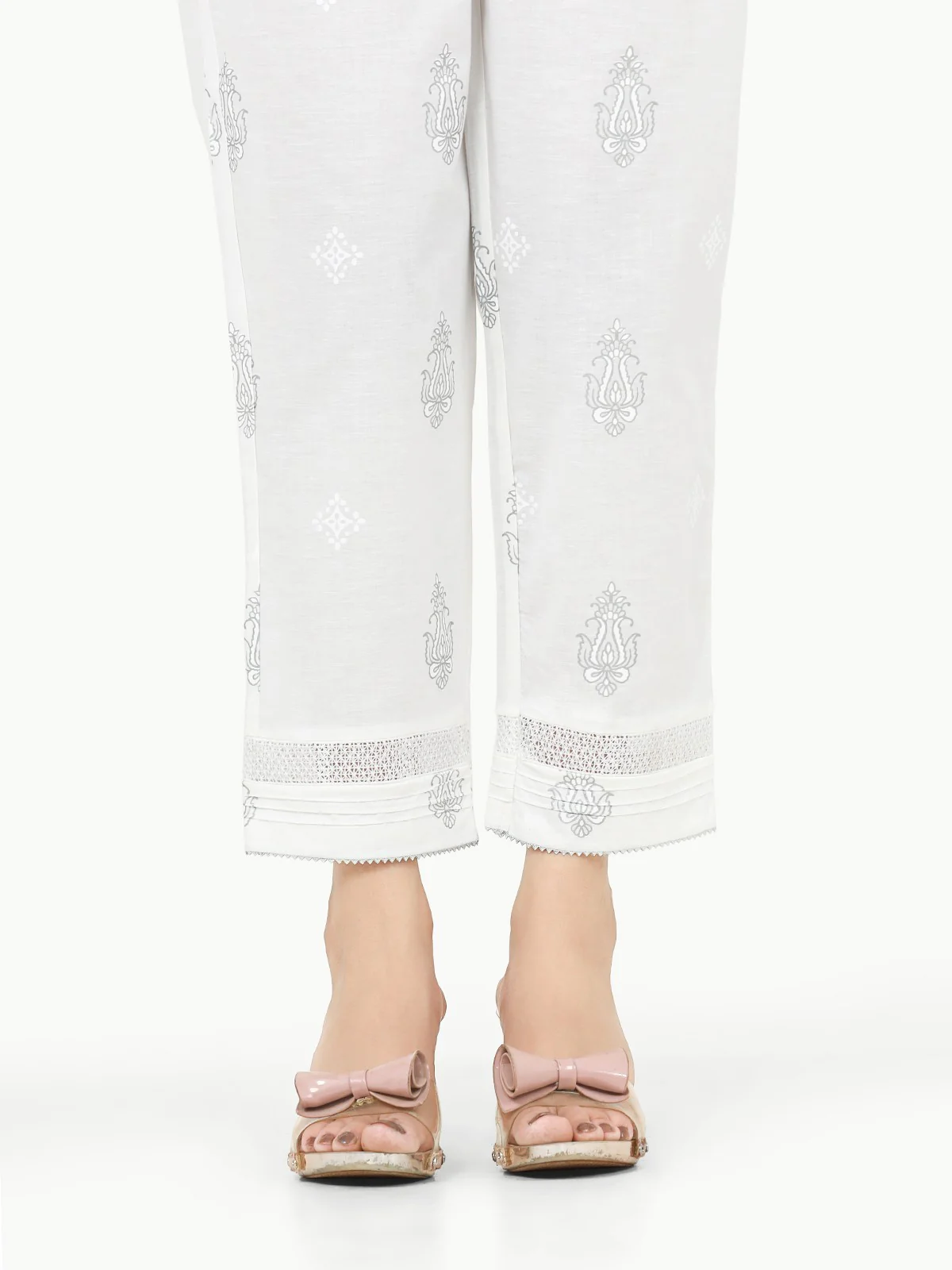 Block Print Cambric Trouser - EWBP22-76348