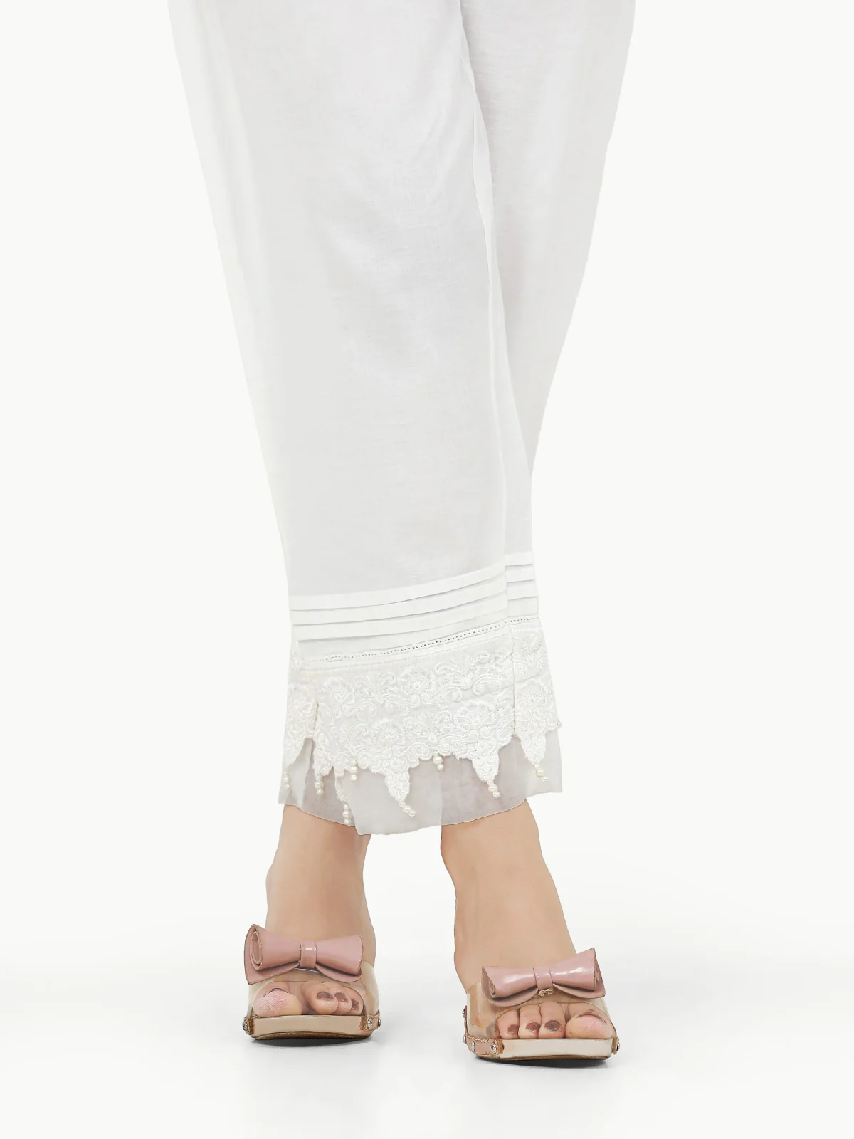 Embroidered Cambric Trouser - EWBE22-76383 - Image 3