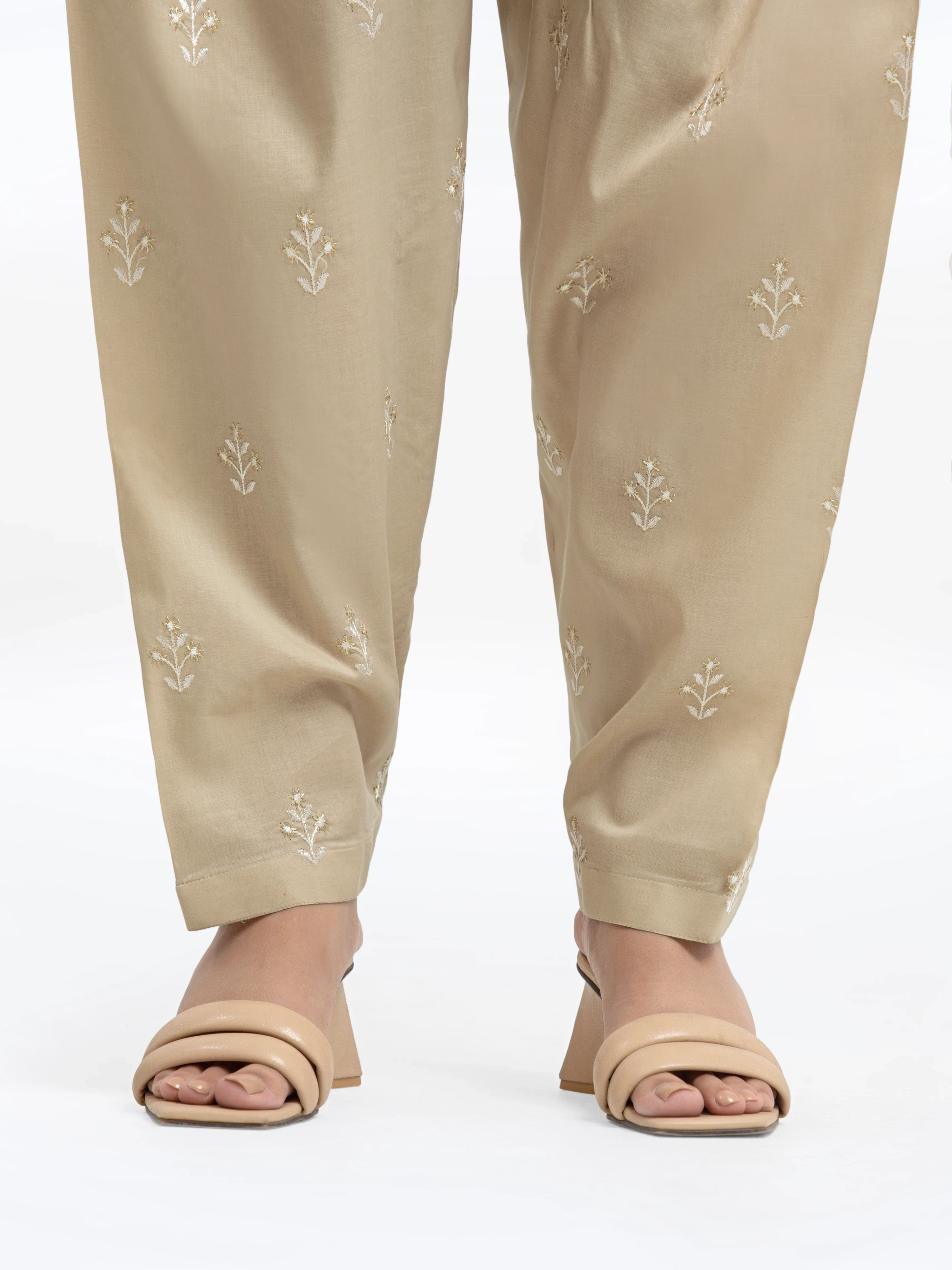 Embroidered Cambric Shalwar - EWBSE24-00004