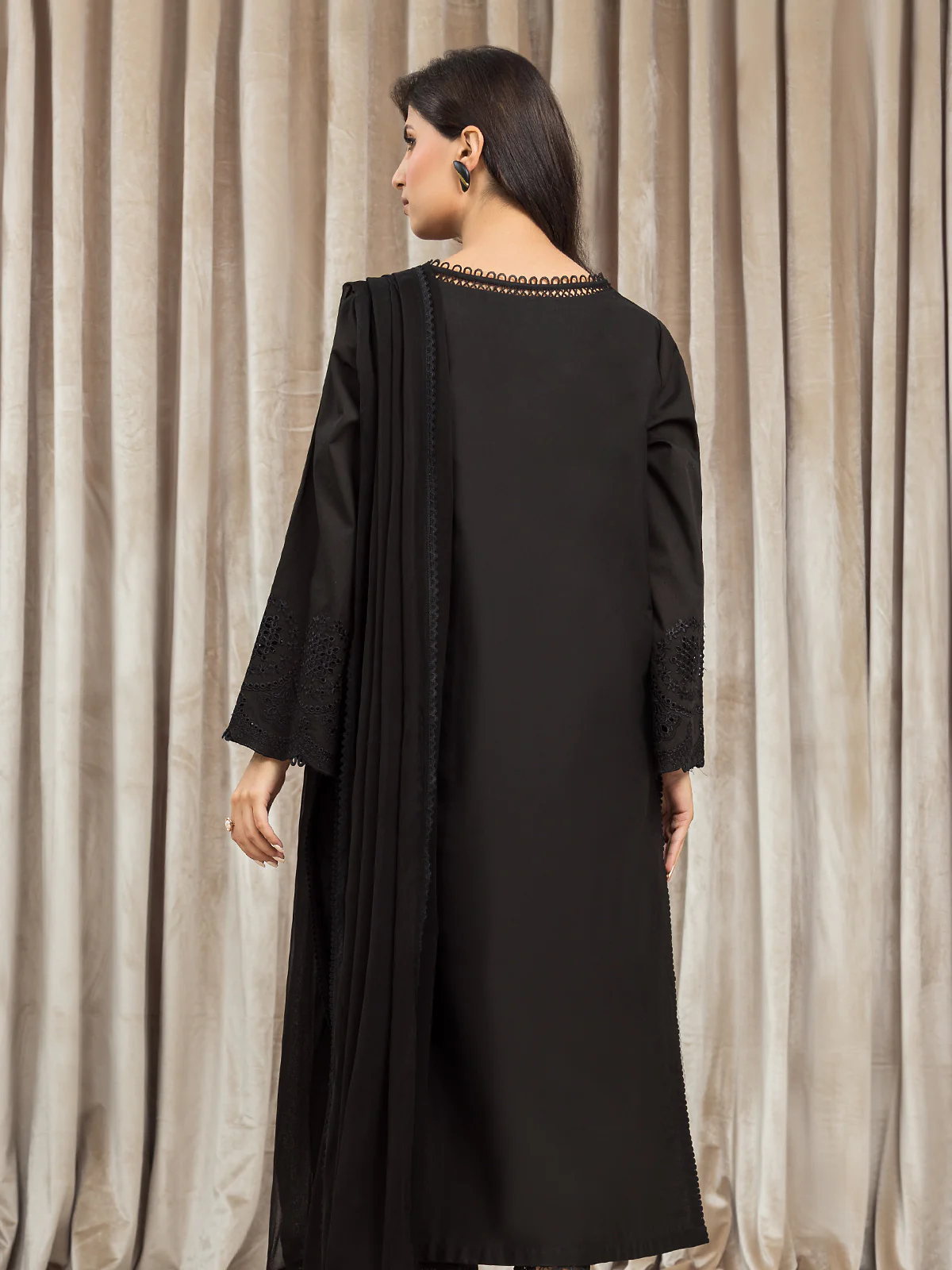 Embroidered Cambric Suit - EWU24V2-30155-3P - Image 2