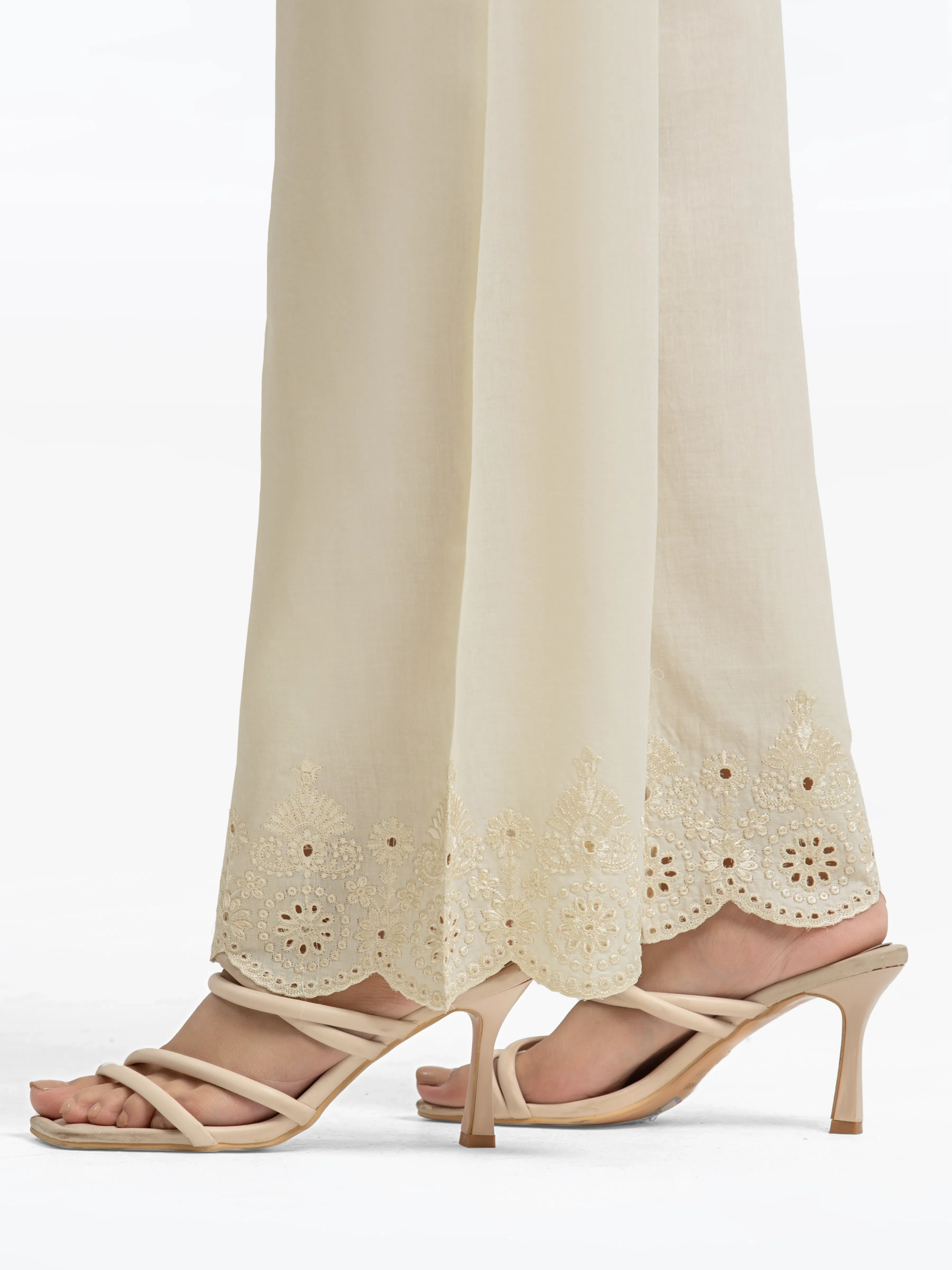 Embroidered Cambric Trouser - EWBE24-76581 - Image 2