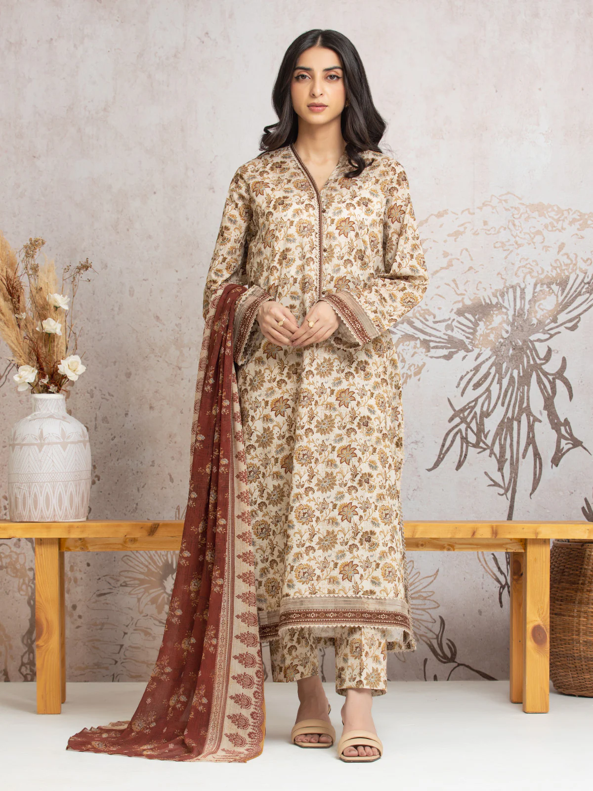 Printed Cambric Suit - EWU24M2-018 - Image 2
