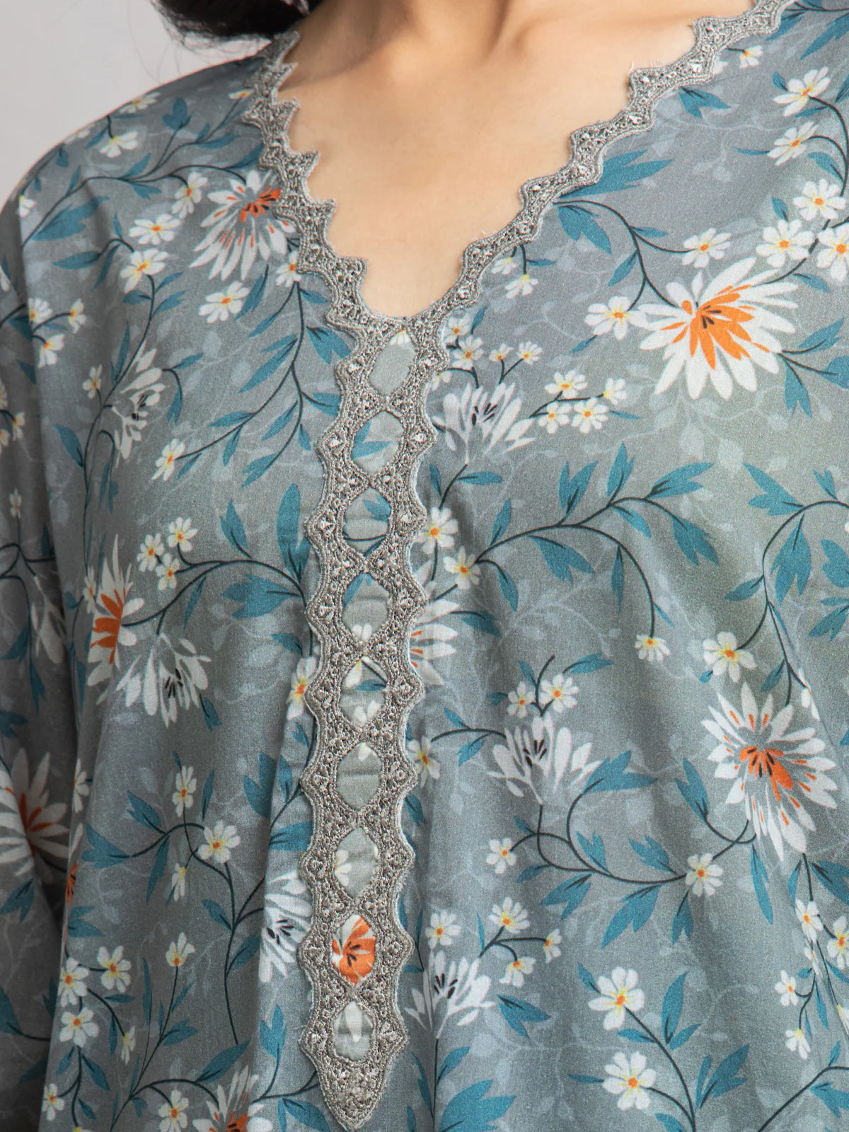 Printed Cambric Suit - EWU24M2-020 - Image 4