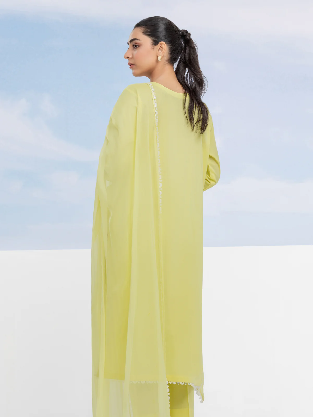Embroidered Cambric Suit - EWU24V2-28628-3P - Image 3