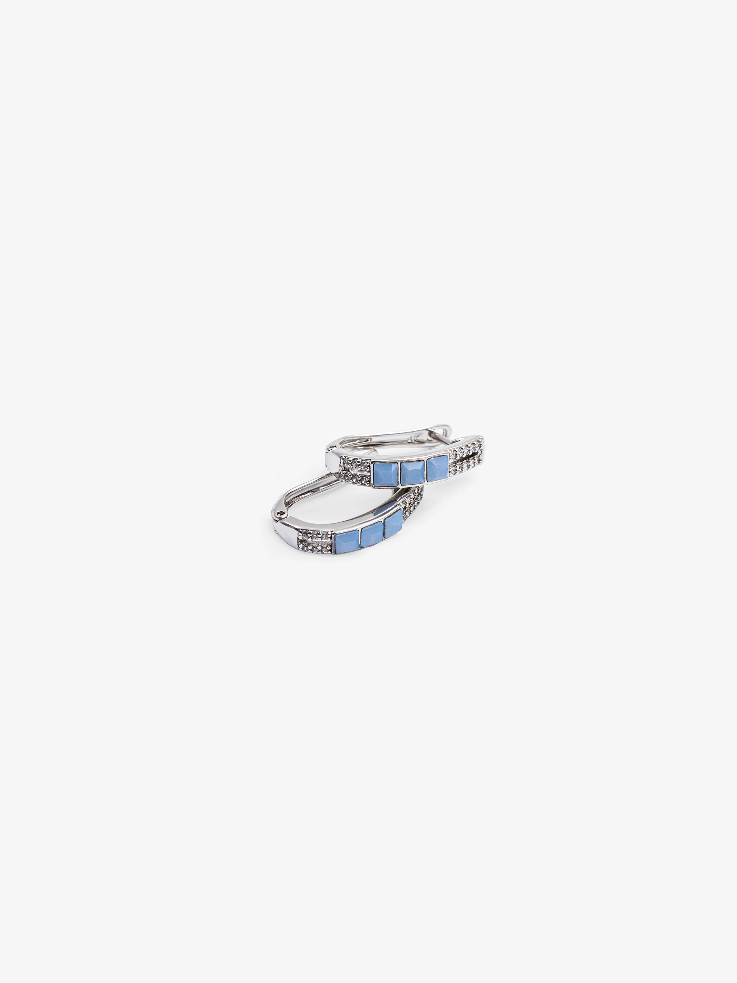 Classic Silver Statement Earrings - EAWE5-052