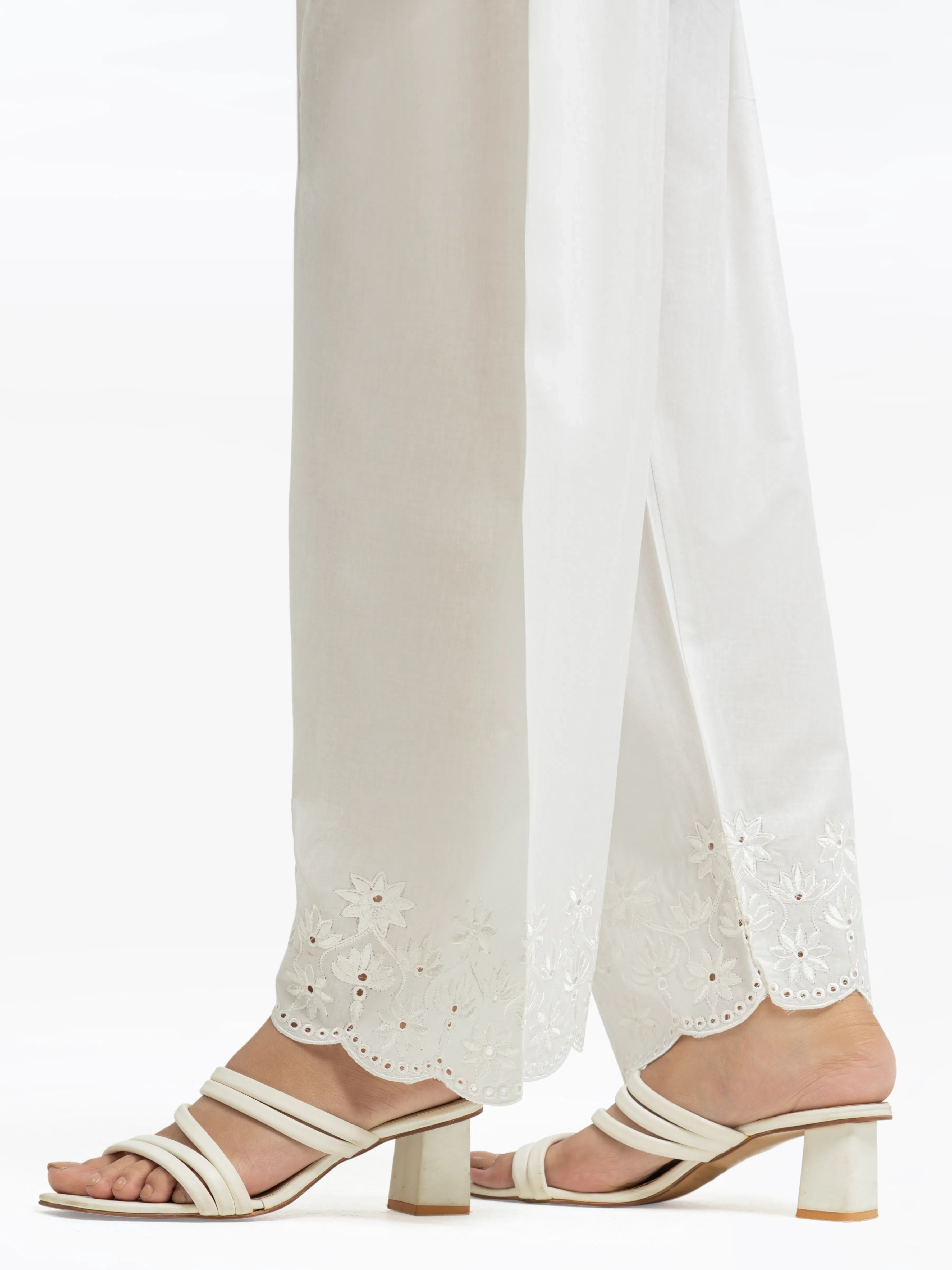 Embroidered Cambric Shalwar - EWBSE24-00003 - Image 2